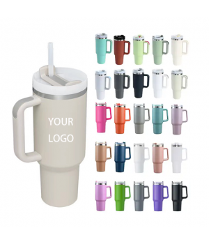 USA Warehouse h2.0 Flowstate Stainless Steel Coffee Mugs Cup for Travel 30oz 40oz Sublimation Tumblers with Handle