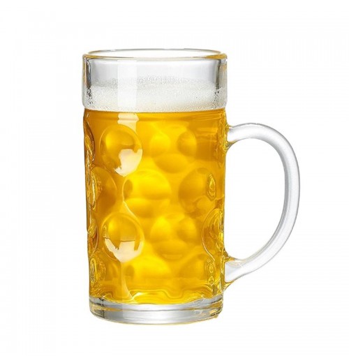 500 ml Beer Glass Mugs With Handle 16oz Large Cups 500ml Pub Drinking Mugs