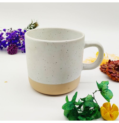 Speckled Tea Cup Breakfast Milk Water Cups New Creative Coffee Mugs Dot Ceramic Mug