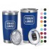 Custom Logo 20oz 30oz Stainless Steel Travel Coffee Mug Double Wall Regular Vacuum Powder Coated Insulated Tumbler With Lid