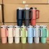 40 Oz Stainless Steel Vacuum Insulated Tumbler 40oz Tumbler With Handle With Lid And Straw For Water Iced Tea Or Coffee